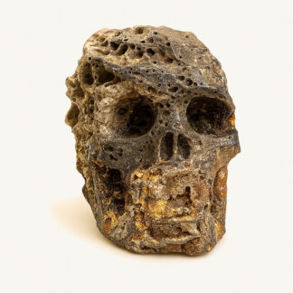 Череп из флюоритовой геоды